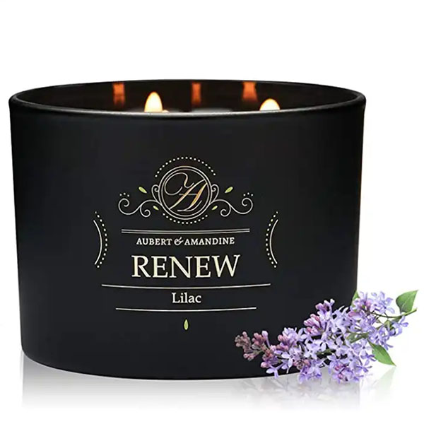 3 wick scented candles, RB2020102