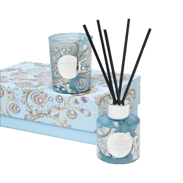 Best natural scented candles reed diffuser set, Handmade scented candle