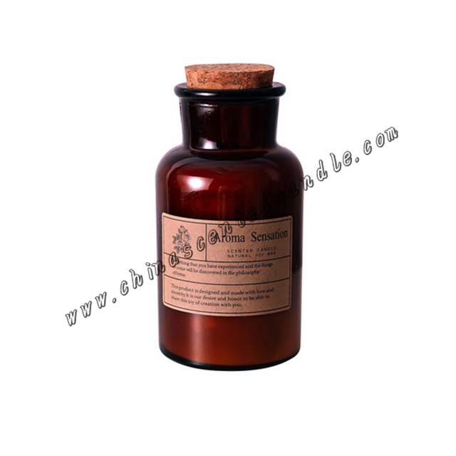 茶色の瓶の香りのキャンドル, RB2020124