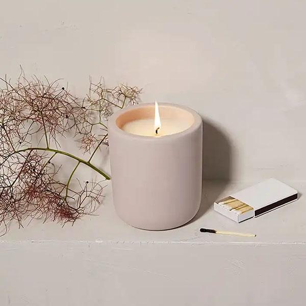 Ceramic scented candle