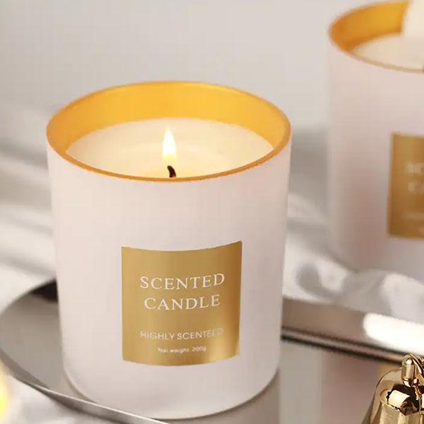 Scented soy candles