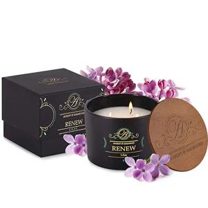 3 wick scented candles