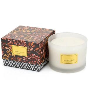 3 wick scented candles