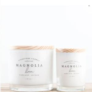 Scented candles in glass jars